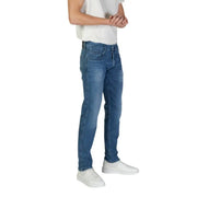 Replay Blue Men Trousers Spring Summer featuring stylish blue denim jeans for men