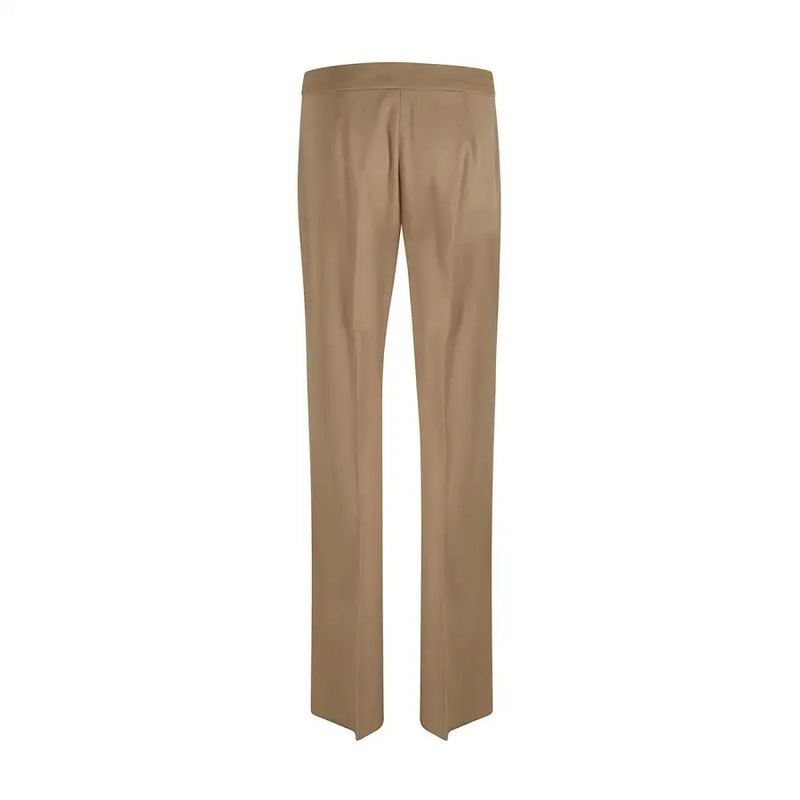 Beige Wollhose mit geradem Bein von MaxMara für Damen