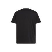 Mens black short sleeve t shirt featuring a simple crew neck design made from soft cotton fabric