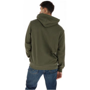 Napapijri Herren-Sweatshirt, grün, aus Baumwoll-Polyester-Mischgewebe, olivgrün, mit Kapuze, weicher, lässiger Passform und gerippten Bündchen