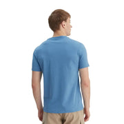 Napapijri Herren-T-Shirt, hellblau, Baumwolle, Kurzarm, Rundhalsausschnitt, einfarbig, Freizeitkleidung