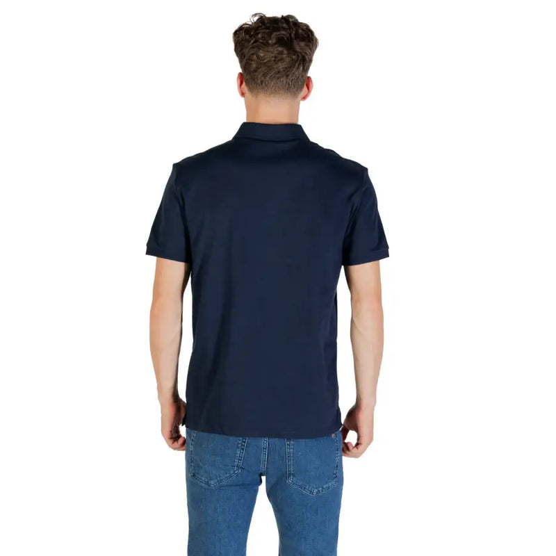 Navy blue polo shirt displayed as part of the Navy Blue Polo Shirt product collection