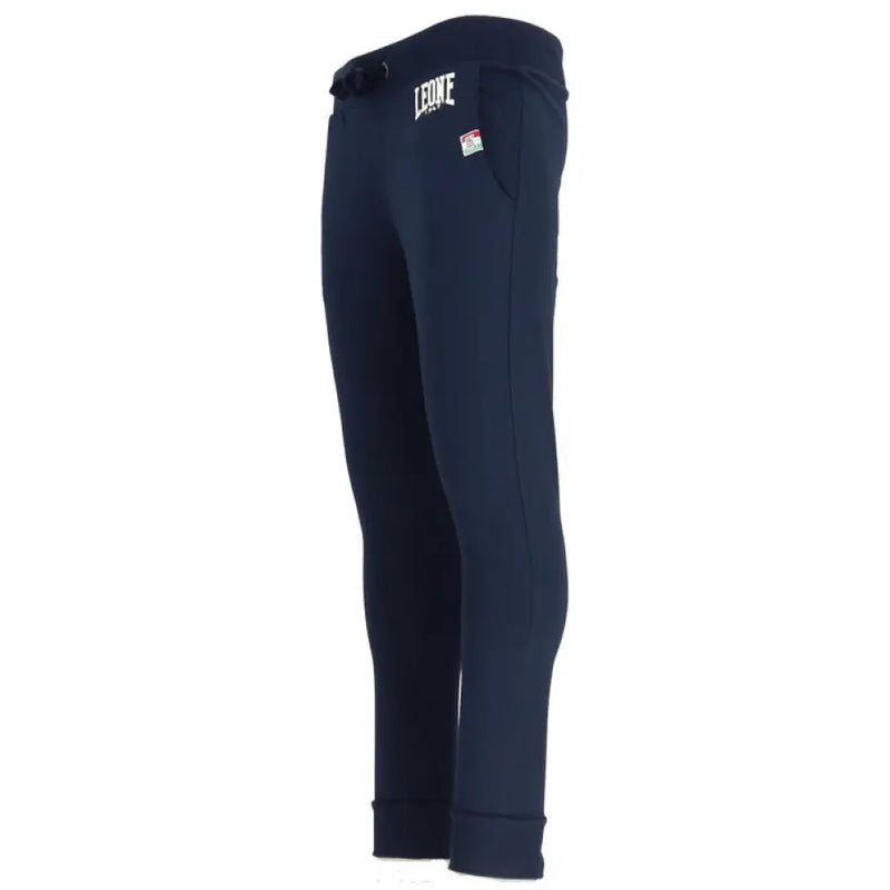 Navy blue sweatpants displayed in the product named Navy Blue Sweatpants for comfortable casual wear