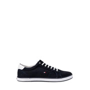 Navy blue Tommy Hilfiger sneaker featured in Tommy Hilfiger Men’s White Slip-On Sneakers