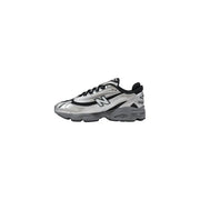 New balance m1000egr silver slip on sneakers men featuring a metallic silver and black upper with rubber sole and classic design