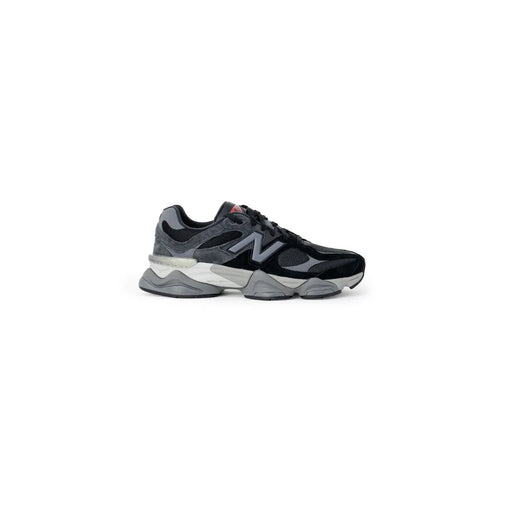 New balance Herren-Sneaker, graue Gummisohle, schwarz-graues Modell 990v4 mit klobigem, mehrlagigem Sohlendesign