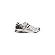 New Balance Herren-Sneaker aus Leder, weiß, Modell M1906R, Größe 3,5, silber-schwarzer Laufschuh mit elegantem, modernem Design