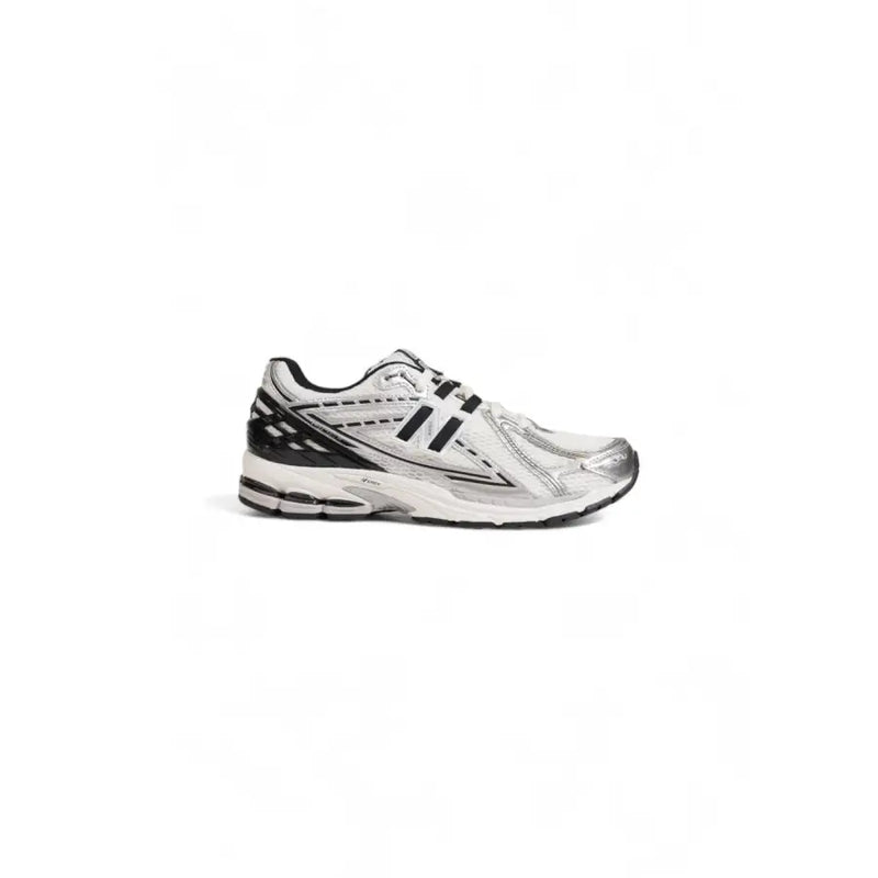 New Balance Herren-Sneaker aus Leder, weiß, Modell M1906R, Größe 3,5, silber-schwarzer Laufschuh mit elegantem, modernem Design
