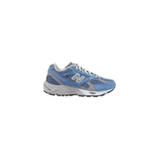 New Balance Herren-Sneaker, hellblaues Leder-Textil mit Obermaterial aus blauem und grauem Mesh und Wildleder, Laufschuh