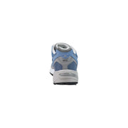 New Balance Herren-Sneaker, hellblau und grau, Modell 980r, Laufschuh mit Mesh-Obermaterial und Gummisohle