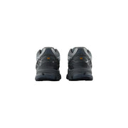 New Balance Graue Herren-Sneaker aus Synthetik mit geometrischem Muster, Obermaterial aus schwarz-grauem, strukturiertem Mesh und Gummisohle