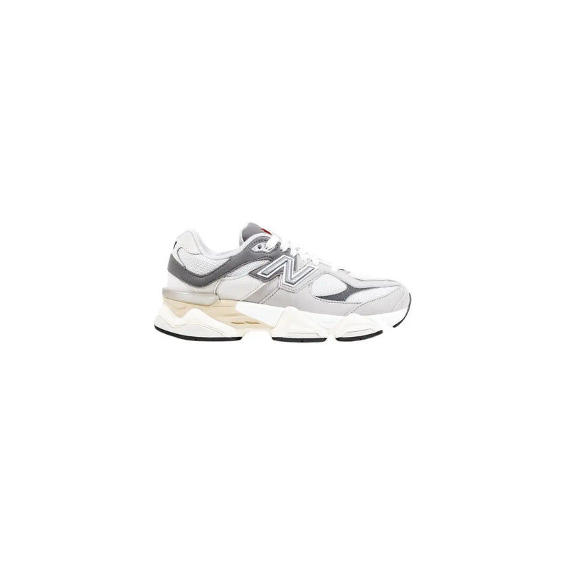 New Balance women grey synthetic sneakers with chunky layered sole sports shoes in gray and white color