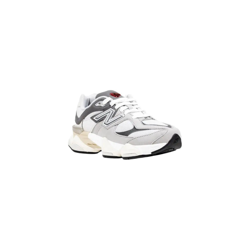 New balance women grey synthetic sneakers featuring a bold chunky sole and 990v3 design for sports use