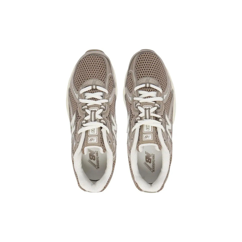 New balance women grey textile sneakers featuring gray mesh running shoes with white laces and accents