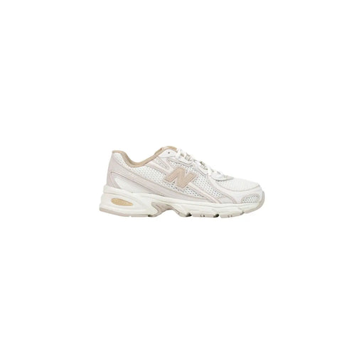 Weiß new balance 520 Damen-Laufschuh mit beigen Synthetikakzenten und atmungsaktivem Mesh-Obermaterial für sportliche Aktivitäten