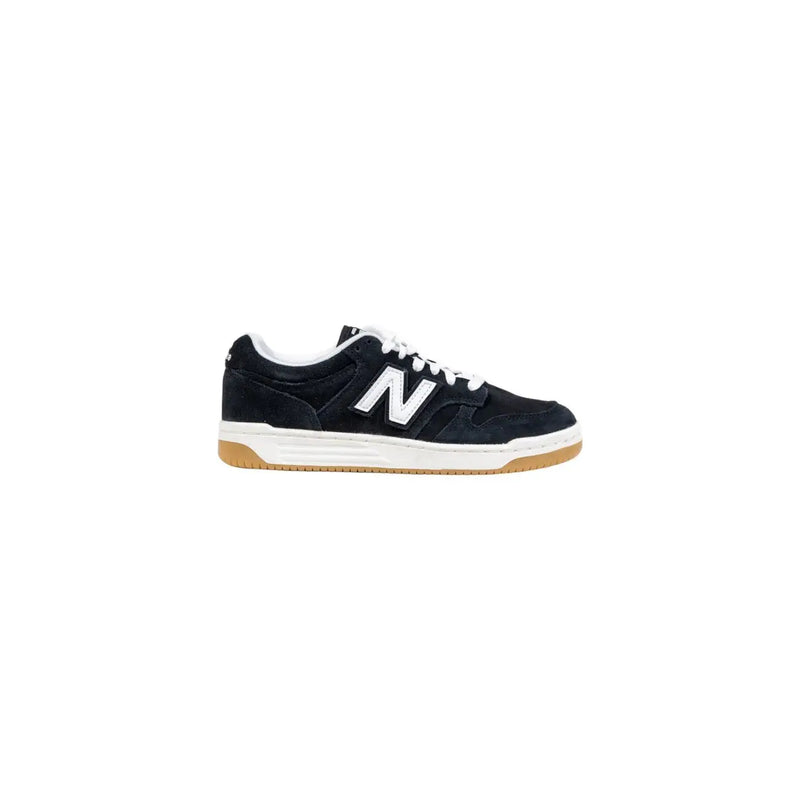 Black suede New Balance women’s white sneakers size 3 with gum sole