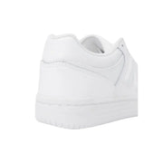 New Balance Weißer Damen-Sneaker aus Leder mit klarem, minimalistischem Design und dezenten Ziernähten, Größe 3