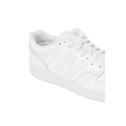 New Balance women’s white sneaker size 3 with clean minimalist design and stitched detailing in leather material