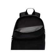 Nike Rucksack BA6032 für Herren in Schwarz mit minimalistischem Design und grauem Innenfutter, Vorderansicht