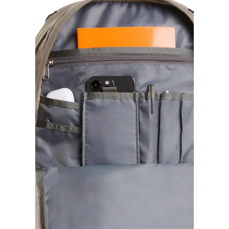 Der North Face Rucksack Borealis für Herren aus grauem Nylon mit mehreren Reißverschlussfächern, Vorderansicht