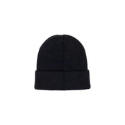 Schwarze, gerippte Strickmütze von The North Face für Herren mit umgeschlagenem Umschlag, Vorderansicht