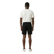 Schwarze Baumwollshorts von The North Face für Herren mit dezenten Falten am Bund, Vorderansicht