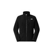The North Face Fleecejacke Quest Tri für Herren in Schwarz mit hohem Kragen und Reißverschluss vorne, Vorderansicht