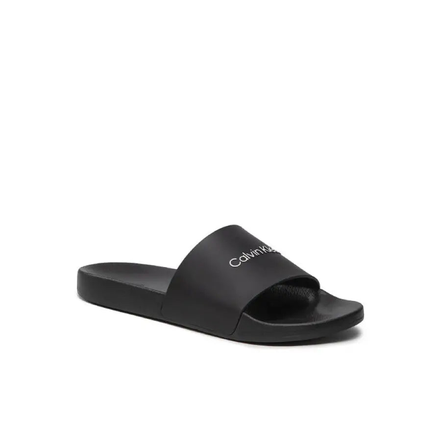 
                      
                        Calvin Klein men slippers featuring The North Face logo on urban style clothing sandals
                      
                    