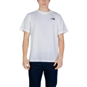Weiß von The North Face für Herren t-shirt mit einem kleinen schwarzen Logo auf der linken Brust für lässige Kleidung