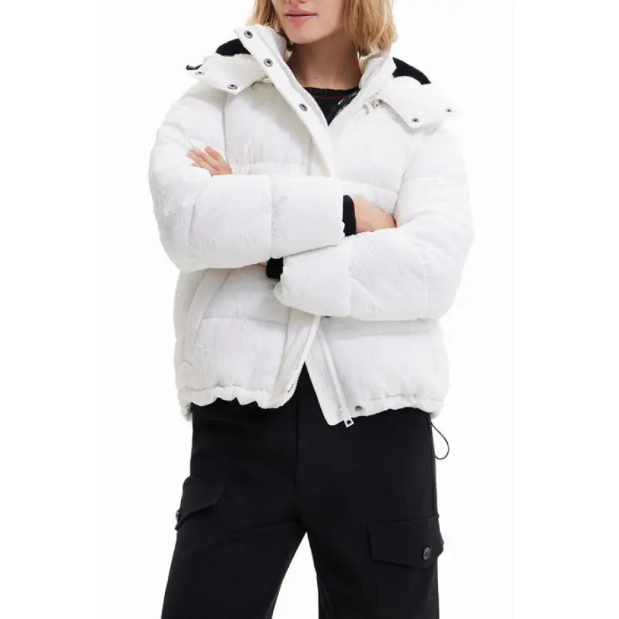 Desigual - Women Jacket - white / S - Clothing Jackets