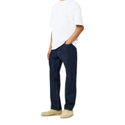Dunkelindigofarbene, gerade geschnittene Jeans aus Baumwollmischgewebe für Herren von Only and Sons Bio-Mischung 22034942