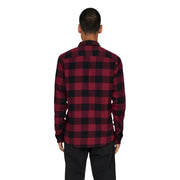 Only Sons men shirt long-sleeved flannel in bold red and black checkered pattern suitable for casual wear