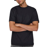 Only & Sons Männer t-shirt Schwarzes Kurzarmshirt mit Rundhalsausschnitt aus weichem Baumwollstoff für die Freizeit.