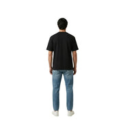 Only und Söhne Männer t-shirt Schwarzes, kurzärmeliges Rundhals-T-Shirt aus weicher Baumwolle für die Freizeit.