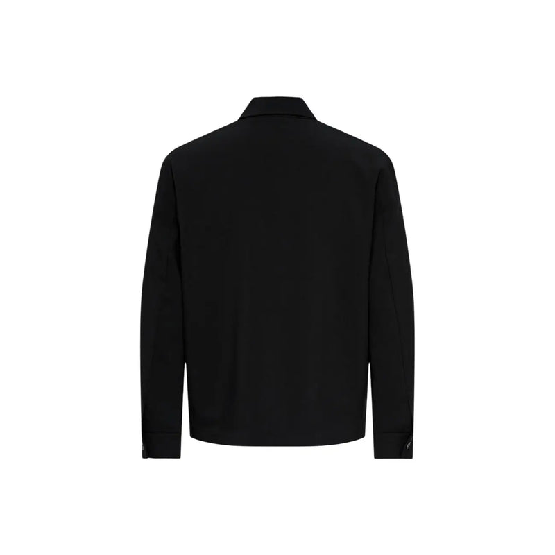 Only schwarzer Herrenblazer von and Sons aus Polyester mit normaler Passform, klassischem Kragen und dezenten Ziernähten auf der Vorderseite