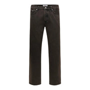 Only Gerade geschnittene Jeans für Damen aus dunkelblauem Denim mit fünf Taschen, Vorderansicht