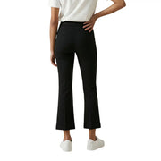 Only Schwarze Damen-Schlaghose Astrid Life HW mit hohem Bund, elegantem Schnitt und glattem Stoff