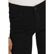 Only Schwarze Stretch-Skinny-Jeans für Damen aus Viskosemischung mit schmaler Passform und dezenten Ziernähten