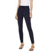 Marineblaue, hochgeschnittene, schmal zulaufende Hose mit Kordelzugbund aus Viskosemischung für Herbst/Winter von Only Frauen