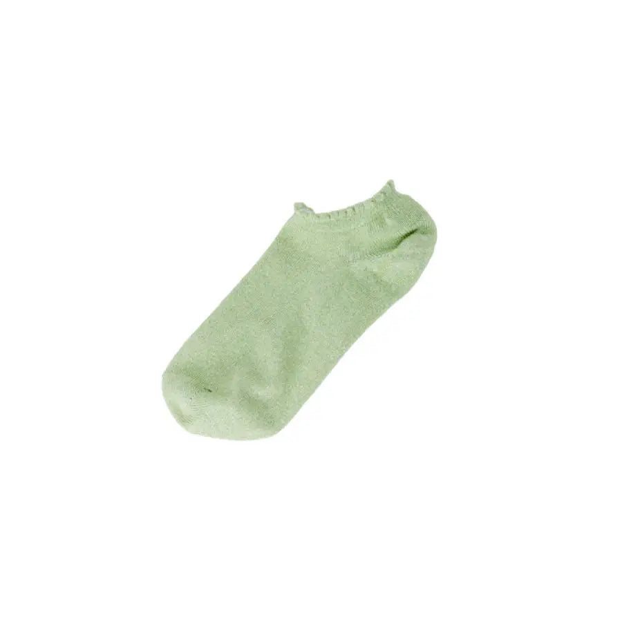 Green socks from Pieces Women Underwear for urban city style clothing