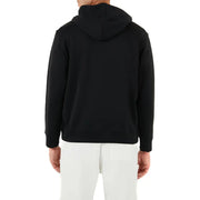 Schwarzer Herren-Kapuzenpullover von Paul and Shark aus Baumwolle mit glattem, weichem Stoff und schlichtem Design