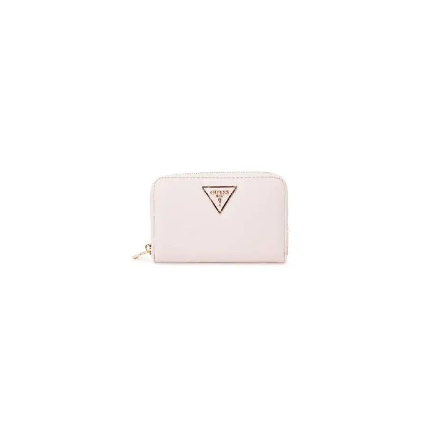 
                      
                        Person in blush with Guess women wallet showcasing urban city style fashion
                      
                    