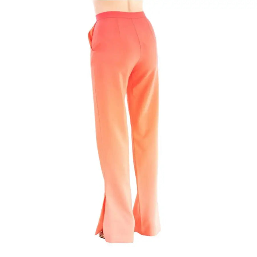 
                      
                        Silence Women Trousers in peach for urban style clothing on white background
                      
                    