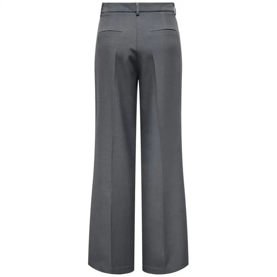 Only - Only Women Grey Trousers for Urban City Style Clothing