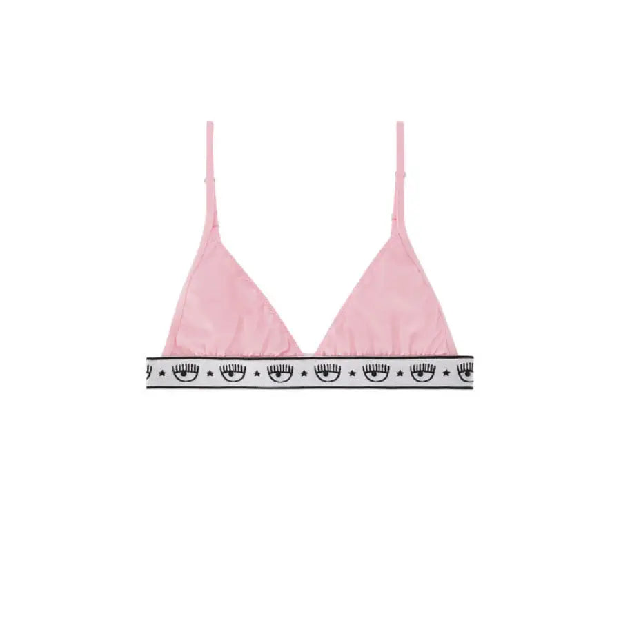 
                      
                        Chiara Ferragni pink bikini top, urban style clothing with a chic city fashion vibe
                      
                    