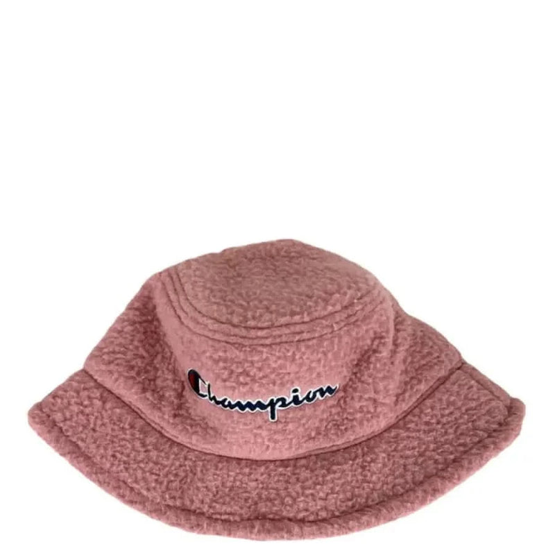 Pink Sherpa bucket hat from Champion Women’s Black Cap Fall/Winter Collection