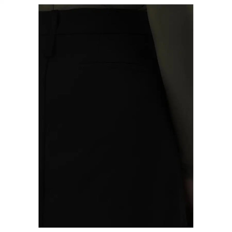 Pinko Schwarzer Frühlings- und Sommer-Rock für Damen aus schwarzem Stoff, Rückansicht