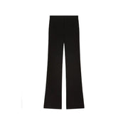 Pinko Schwarze, hochgeschnittene Viskosehose für Damen, schmal geschnitten mit elegantem Stofffinish, ideal für Herbst und Winter
