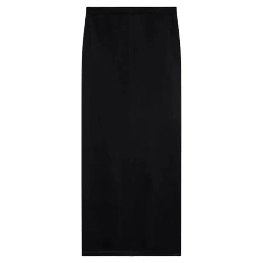 Pinko Schwarzer Damen-Midirock mit Reißverschluss, elegantes, minimalistisches Design