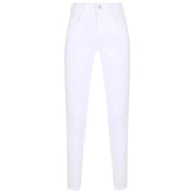 Pinko women spring summer white trousers high-waisted slim-fit jeans with clean minimalist design